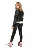 Girls a'la latex leggings / trousers leather imitation Letti